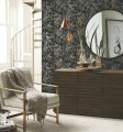 Tapeta roślinna York Wallcoverings NW3580 Shimmering Foliage Modern Metals 2