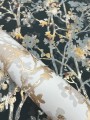 Tapeta roślinna York Wallcoverings NW3580 Shimmering Foliage Modern Metals 2