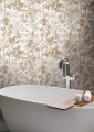 Tapeta roślinna York Wallcoverings NW3583 Shimmering Foliage Modern Metals 2