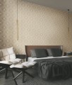 Tapeta romby w stylu Art Deco York Wallcoverings NW3592 Harlowe Modern Metals 2