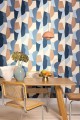 Tapeta geometryczna abstrakcyjna Caselio 104516022 Etoffe XXL