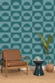 Tapeta geometryczna Caselio 104577007 Etendu XXL