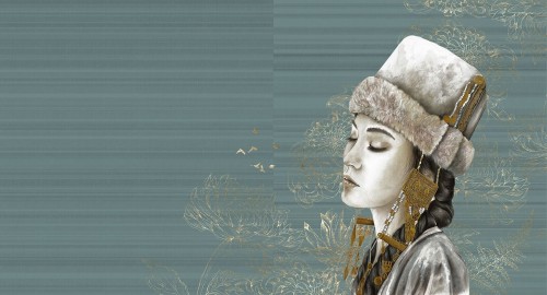 Fototapeta mongolska księżniczka Muance MU14027 Gobi Princess Dusk