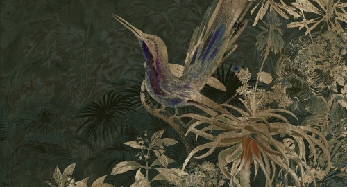 Fototapeta botaniczna koliber Muance MU14047 Rosewood Dusk