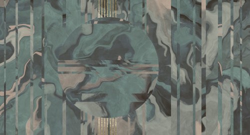 Fototapeta abstrakcyjna pustynia Muance MU14054 Oasic Dune Dusk