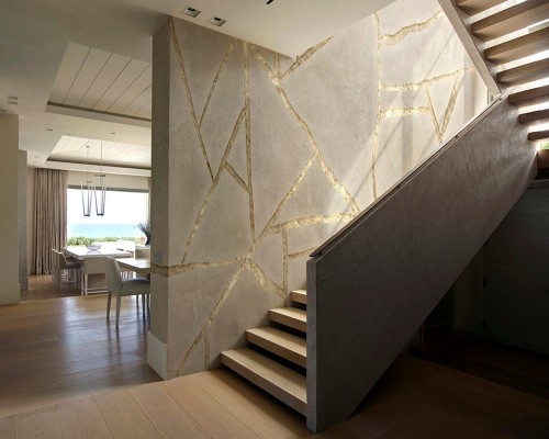 Fototapeta popękana ściana Muance MU14088 Kintsugi Wall Dusk