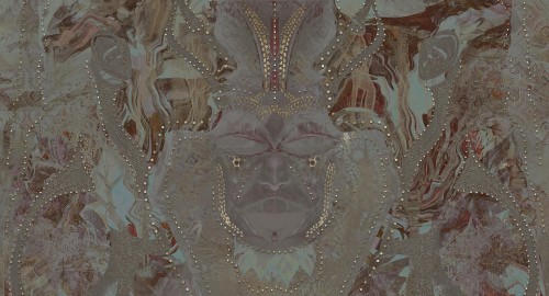 Fototapeta plemienne maski Muance MU14093 Jelani Dusk