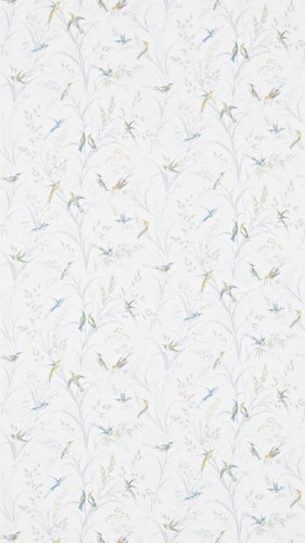 Tapeta kolibry i trawy Sanderson 214083 Tuileries One Sixty