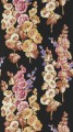 Tapeta kwiaty vintage Sanderson 217032 Hollyhocks One Sixty