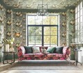 Tapeta bukiety kwiatów Sanderson 217047 Stapleton Park One Sixty