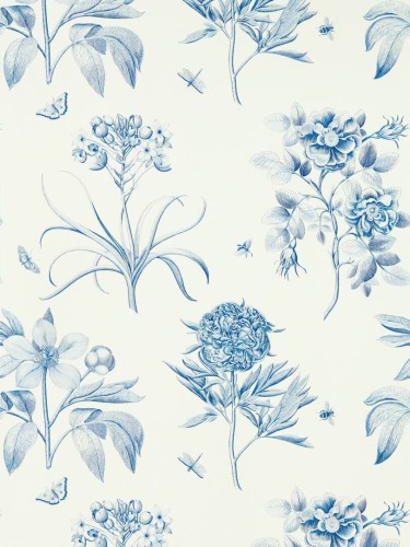 Tapeta kwiaty Sanderson 217052 Etchings & Roses One Sixty