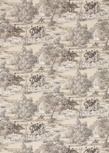 Tapeta scenki rodzajowe metaliczna perłowa Sanderson 214599 Tally Ho One Sixty