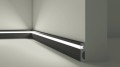 Listwa czarna oświetleniowa LED Wallstyl IL11 Black Noël & Marquet wys. 8cm