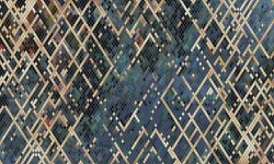 Fototapeta drobne romby Wonderwall Iris 35076317