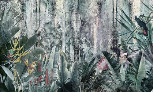 Fototapeta tropikalna roślinność Wonderwall Paradise 35075308