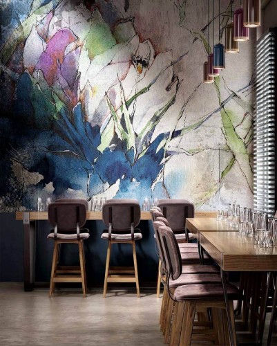 Fototapeta abstrakcyjne kwiaty Wonderwall Sketch 35076903