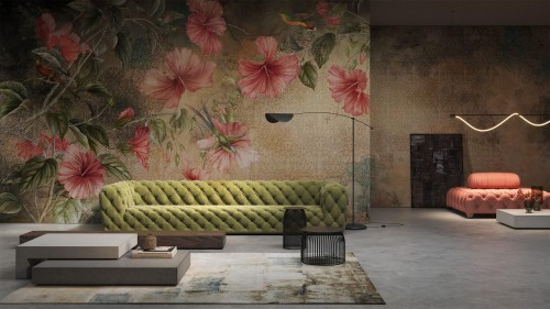 Fototapeta kwiaty i ornament Wonderwall Ebbi 35073302