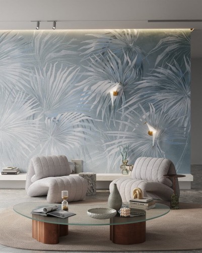 Fototapeta palmowe liście Wonderwall Oasis 35061803