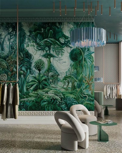 Fototapeta magiczny egzotyczny las Wonderwall Sacred 35055008