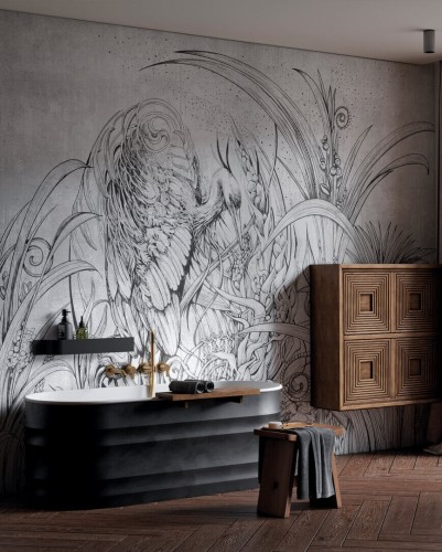 Fototapeta botaniczna żuraw Wonderwall Airon 35054001