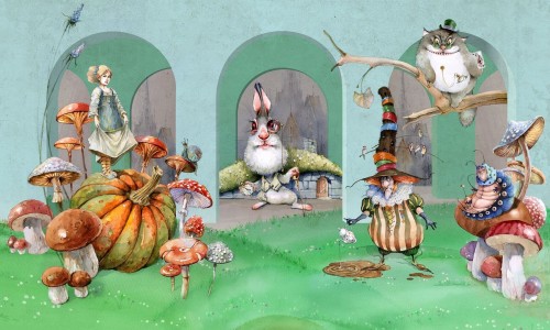 Fototapeta Alicja w Krainie Czarów Wonderwall Alice 35083603