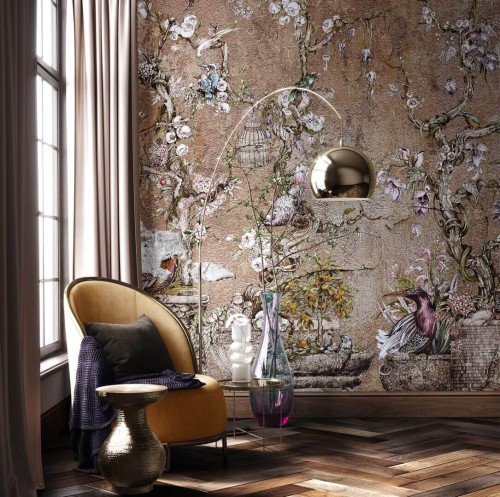 Fototapeta w stylu vintage Wonderwall Amare 35047804