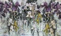 Fototapeta kwiaty irysy Wonderwall Blanche 35078507
