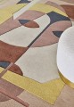 Dywan abstrakcyjny ADUMA Terracotta Toulemonde Bochart