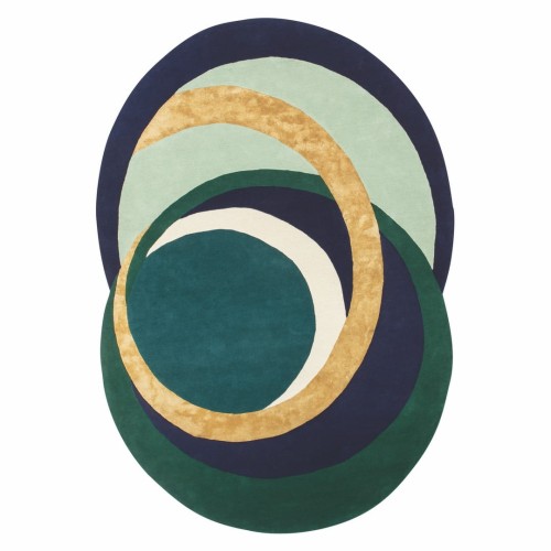 Dywan owalny ALLIANCES Foret Toulemonde Bochart