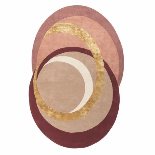 Dywan owalny ALLIANCES Poudre Toulemonde Bochart