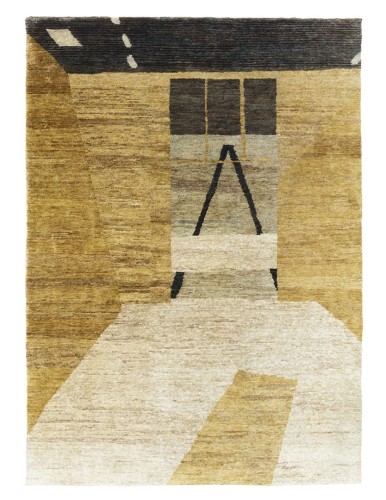 Dywan abstrakcyjny geometryczny ATELIER Gold Toulemonde Bochart