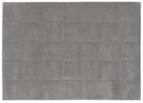 Dywan kafelkowy geometryczny BLOCK Gris Toulemonde Bochart