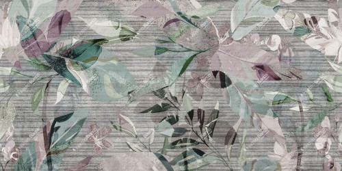 Fototapeta kwiaty i liście Inkiostro Bianco FERROVIA INKNVOA2302 Flow
