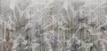 Fototapeta tropikalne kwiaty i liście Inkiostro Bianco RAIN INKOOIC2302 Flow