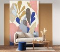 Mural stylizowana podwodna roślinność Casadeco WDWS 89006304 L Dancing Colors WonderWalls