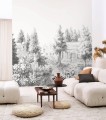 Mural krajobraz ogrodu i dworku francuskiego Casadeco WDWS 89029708 M Parc A La Francaise WonderWalls
