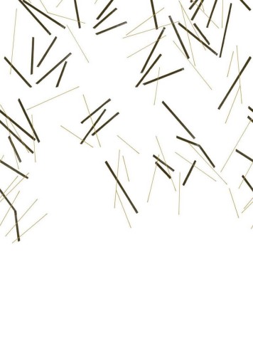 Mural graficzne pałeczki Casadeco WDWS 89069803 M Mikado WonderWalls