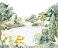 Mural botaniczny krajobraz Casadeco WDWS 89107307 S The Lake WonderWalls