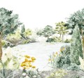 Mural botaniczny krajobraz Casadeco WDWS 89107308 M The Lake WonderWalls