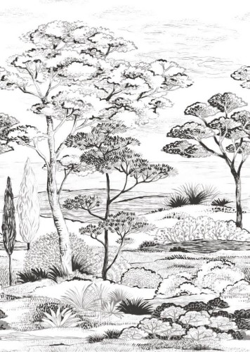 Mural botaniczny krajobraz Casadeco WDWS 89159003 M Piana WonderWalls