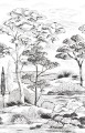 Mural botaniczny krajobraz Casadeco WDWS 89159004 L Piana WonderWalls