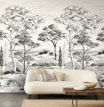 Mural botaniczny krajobraz Casadeco WDWS 89159004 L Piana WonderWalls