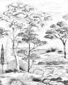 Mural botaniczny krajobraz Casadeco WDWS 89159005 S Piana WonderWalls