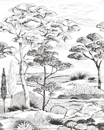 Mural botaniczny krajobraz Casadeco WDWS 89159005 S Piana WonderWalls