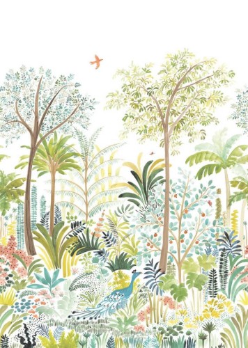 Mural dżungla Casadeco WDWS 89187403 M Funky Tropic WonderWalls