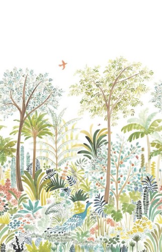 Mural dżungla Casadeco WDWS 89187404 L Funky Tropic WonderWalls