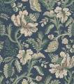 Tapeta roślinne pnącza Sandberg S10240 Daphne Midnight Blue Le Village