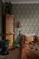 Tapeta florystyczna Sandberg S10247 Valentin Charcoal Le Village