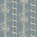Tapeta kwitnące paski Sandberg S10250 Alexandra Misty Blue Le Village