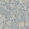 Tapeta roślinna w owoce i liście Sandberg S10260 Fig garden Misty Blue Le Village